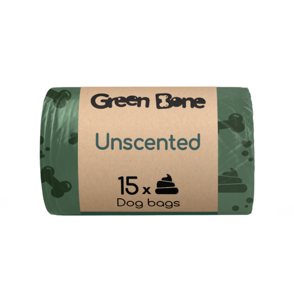 Green Bone hundbajspåsar Unscented